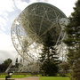 Jodrell bank radio telescope.