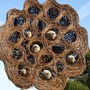 Reed Woven Seedhead Sculptures