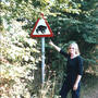Even toads have a sign to help them cross the road. (Suffolk)