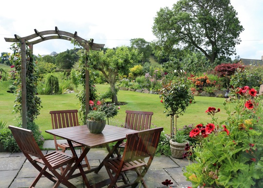 View of Garden Taken From Study Window