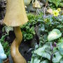 Garden Toadstool Sculptures. August 2008.