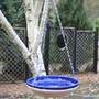 glazed terracotta hanging bird bath