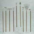 traditional stainless steel long handled draw hoe  by joseph bentley