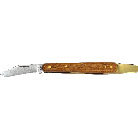 tina budding knife with brass bark lifter model tina 645f