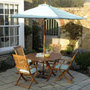 milan stripe 2.7m parasol