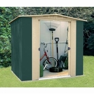 Canberra 6'X4' Maintenance Free All Steel Shed INCLUDING TIMBER FLOOR KIT
