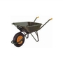 The BISON Black Contractors Wheelbarrow