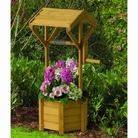 Large Decorative Wooden Garden Well