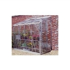 Europa Manor 4' X 6' Lean-To Greenhouse.(Green Finish)