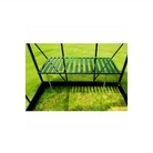 Green Fold-Away Staging for Greenhouses