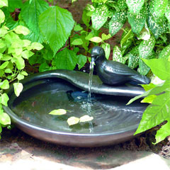 Solar Dove Water Feature