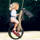 Tyre horse swing