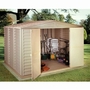Woodbridge PVC Clad Steel Framed 10 x 10 Garden Shed