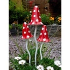 Metallic Toadstools - Set of 3