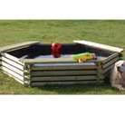 water feature 200 gallon 910 litre log pool
