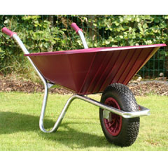 County Clipper Burgundy Wheelbarrow 90 Litre