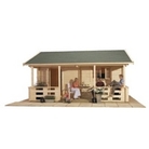 Finnlife Tupa Log Cabin (H)3.15 x (W)5.59 x (D)5.88m