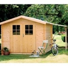 Bruges Log Cabin  (H) 2.17m x (W) 2.7m x (D) 2.7m