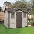 Keter Dominion 8ft x 9ft Shed Brown/Taupe