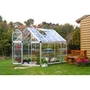Palram Snap & Grow 6x8 Silver Greenhouse Clear/Silver Mill finish