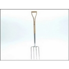 Stainless Steel Digging Fork  Ash Shaft YD