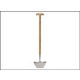 Stainless Steel Edging Iron  Wooden Handle