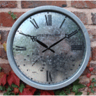 Galvanised Clock