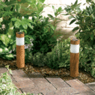 Oak Effect Post Lights - 4 pack