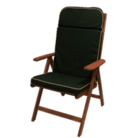 High Back Cushion Green / Cappaucc