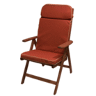 High Back Cushion Terracotta / Cappaucc