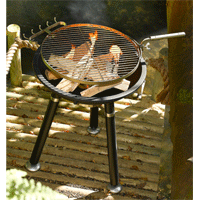 La Hacienda Tall Firepit and Grill
