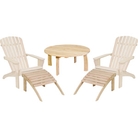 Neptune Albany Adirondack Coffee Table 2 Chairs