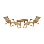 Neptune Hampton Teak Rectangular Coffee Table  2 Steamers