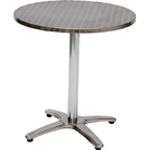 Neptune Soho Stainless Steel Round 4-Toe Table