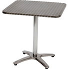 Neptune Soho Stainless Steel Square 4-Toe Table