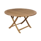 Neptune Oxford Teak Round Folding Table - 140cm