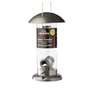 Tom Chambers Cast Aluminium Silver/Black Tower Feeder Seed