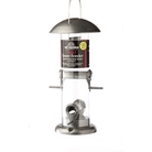 Tom Chambers Cast Aluminium Silver/Black Tower Feeder Seed 4