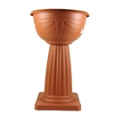 Pedestal Planter  Terracotta 40cm