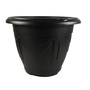 Plastic Planter  Black 57cm