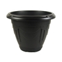 Plastic Planter  Black 43cm