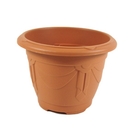 Plastic Planter  Terracotta 24cm