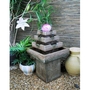 Northern Lights Water Feature with LED Light