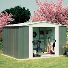 Steel Garden Shed and Foundation Kit (8ft x 7ft)