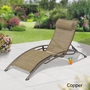 2 x Suntime Antigua Multi-Position Sun Lounger - Various Colours