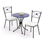 Suntime Maya 70cm Blue Glaze Bistro Set