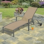 2 x Suntime Antigua Multi-Position Sun Lounger with Wheels - Various Colours