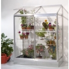 Palram Lean-to 2x4 Greenhouse Clear/Silver Mill finish