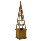 Decorative Garden Wooden Obelisk Planter