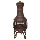 Cast Iron Chiminea & Grill